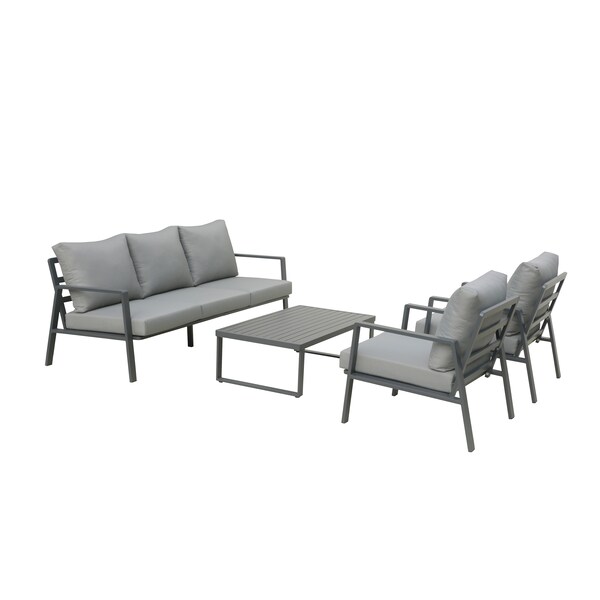 Deko Living Outdoor 5-Person Patio Set & Coffee Table COP30009 - main